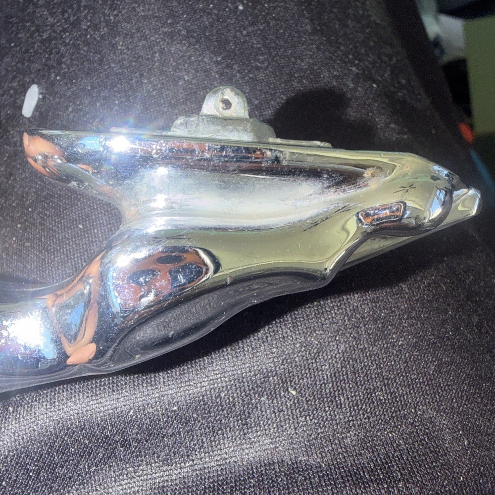 Vintage Leaping Jaguar Leaper Chrome Mascot Hood Ornament Emblem 6" - Picture 14 of 14